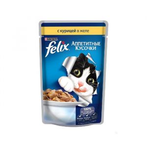 Корм для кошек FELIX AGAIL 85г Курица