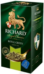Чай зеленый в пакетиках RICHARD 25*2г Royal Green сашет