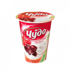 Йогурт ЧУДО 290г 2,5% Вишня/черешня