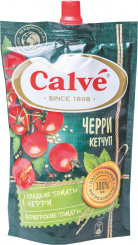 Кетчуп CALVE 350г С кусочками помидоров черри для п