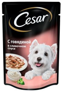 Корм для собак CESAR 100г Говядина в сливочном соусе