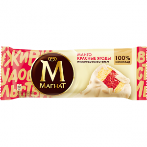 Мороженое МАГНАТ 74гр Манго и красные ягоды эскимо