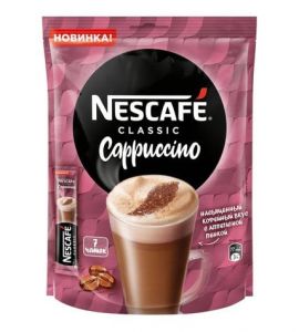 Кофе растворимый NESCAFE Classic 3в1 Капучино18гр