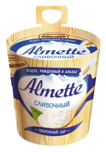 Сыр творожный ALMETTE 150гр Сливочный