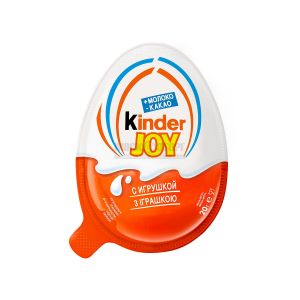 Шоколадное яйцо KINDER JOY 20г для мальчиков в ассортименте