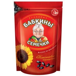 Семечки БАБКИНЫ 300г соленые