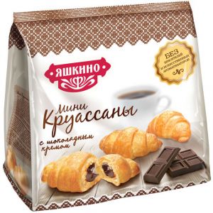 Круассан ЯШКИНО 180г мини Шоколадный крем