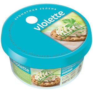 Сыр творожный VIOLETTE 140г с зеленью