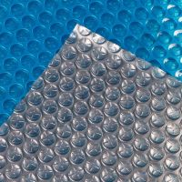 Солярное покрытие Aquaviva Platinum Bubbles серебро/голубой (4х50 м, 500 мкм)