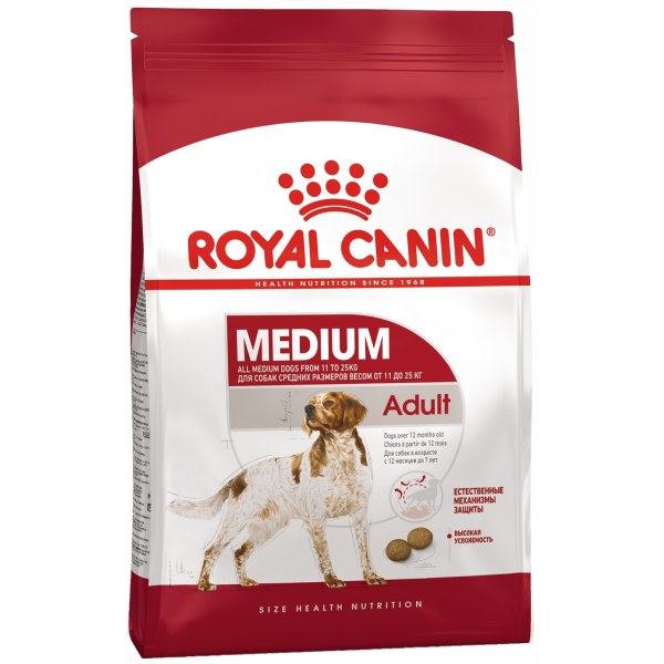 Сухой корм для собак средних пород Royal Canin Medium Adult 15