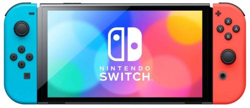Игровая приставка Nintendo Switch OLED 64 ГБ, неон