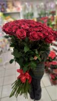 Роза красная длина 100 см