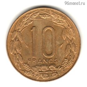 Центральная Африка 10 франков 1985