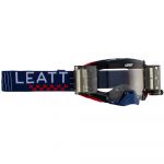 Leatt Velocity 5.5 Roll-Off Royal, очки для мотокросса и эндуро с системой грязеочистки