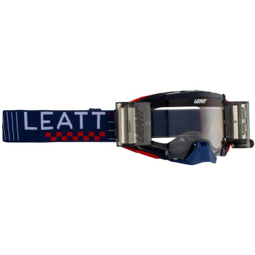 Leatt Velocity 5.5 Roll-Off Royal  (2024) очки для мотокросса и эндуро с системой грязеочистки