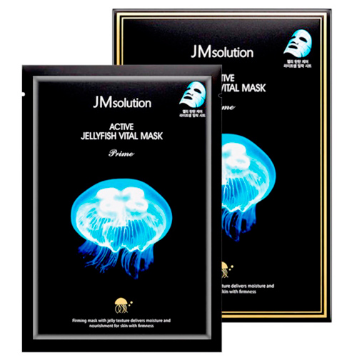 JMSOLUTION Ультратонкая тканевая маска с экстрактом медузы. Active jellyfish vital mask, 30 мл.