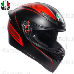 Шлем AGV K1 S Warmup, Чёрно-красный