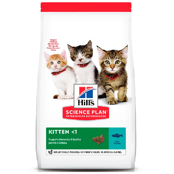 Сухой корм для котят Hill's SP Kitten Tuna с тунцом
