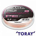 Плетеные шнуры Toray Area Trout Real Fighter PE X4 100m pink