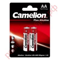 Батарейка алкалиновая Camelion LR6 AA /2BL Plus Alkaline (цена за блистер 2 шт)