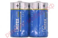 Батарейка алкалиновая Mirex LR14 / C 1,5V цена за 2 шт (2/12/96), shrink (23702-LR14-S2)