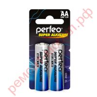 Батарейка алкалиновая Perfeo LR6 AA/2BL mini Super Alkaline (цена за 2 шт)