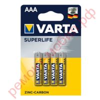Батарейка солевая VARTA SUPERLIFE 2003 R03 AAA/4BL (цена за блистер 4 шт)