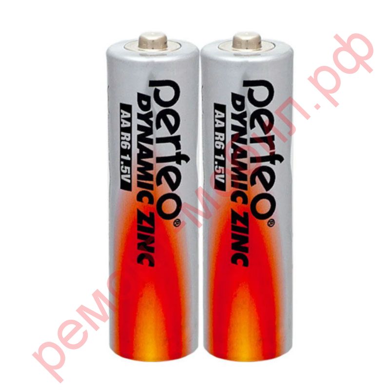 Батарейка солевая Perfeo R6 AA/2SH Dynamic Zinc (спайка цена за 2 шт)