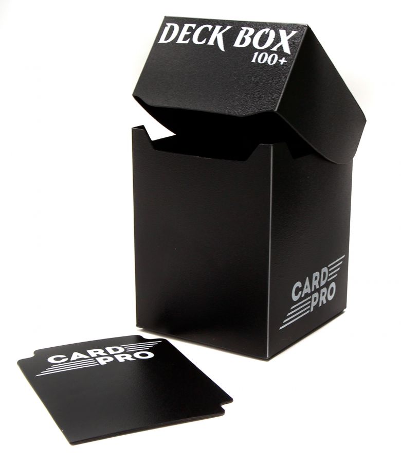 Пластиковая коробочка Card-Pro - Чёрная (100+ карт)