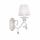 Светильник настенный Vitaluce V1679-0/1A, 1хE14 Макс. 40Вт Бело-Бежевый, Матовый, С Золотом /Виталюче