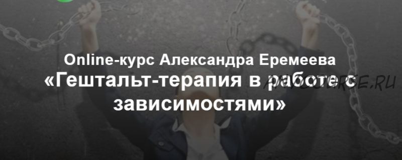 [МИГиП] Гештальт-терапия в работе с зависимостями. Полный теоретический курс (Александр Еремеев)