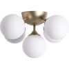 Люстра Потолочная Arte Lamp Fobos A2704PL-5SG Матовое Золото, Белый / Арт Ламп