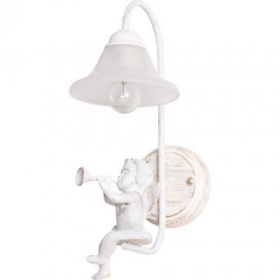 Бра Arte Lamp Amur A1133AP-1WG Бело-Золотой, Белый / Арт Ламп
