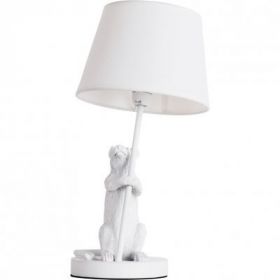 Лампа Настольная Arte Lamp Gustav A4420LT-1WH Белый, Белый / Арт Ламп