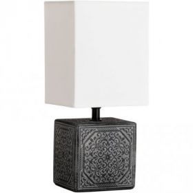 Лампа Настольная Arte Lamp Fiori A4429LT-1BA Античный Черный, Белый / Арт Ламп