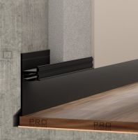 Теневой плинтус скрытого монтажа Pro Design 7209 черный RAL 9005