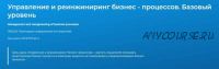 Управление и реинжиниринг бизнес-процессов. Базовый уровень (Сергей Новиков)