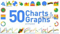 [Videohive] 50 анимированных диаграмм и графиков /50 Animated Charts & Graphs (kentonhoppascreative)