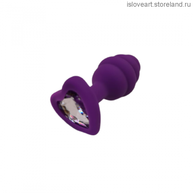 Втулка анальная, цвет фиолетовый,  L 70 мм D 28 мм