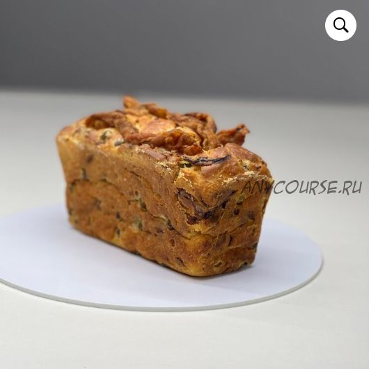 Картофельный кекс с жареным луком, хрустящим беконом и горчицей (Мария Манахова)