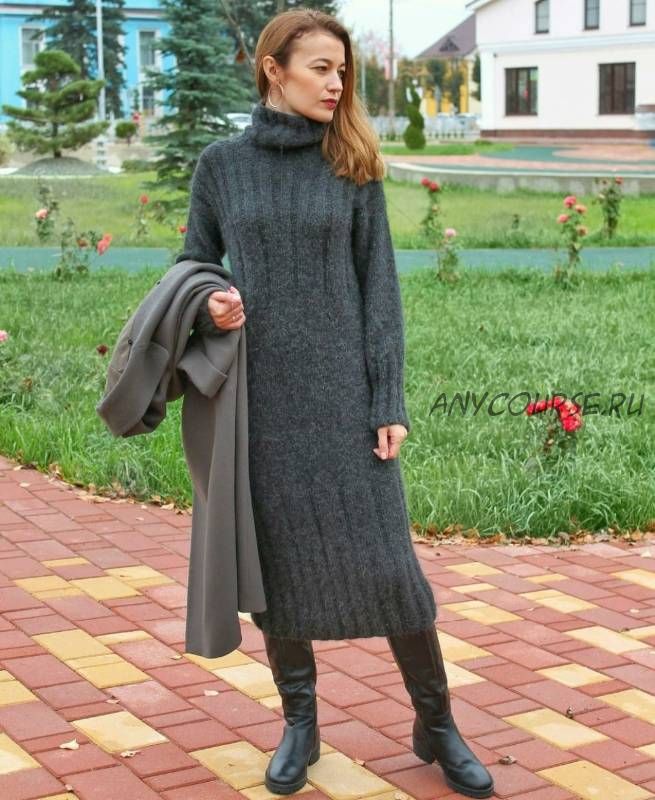 Платье «Comfort twist dress» (knitting_ok)