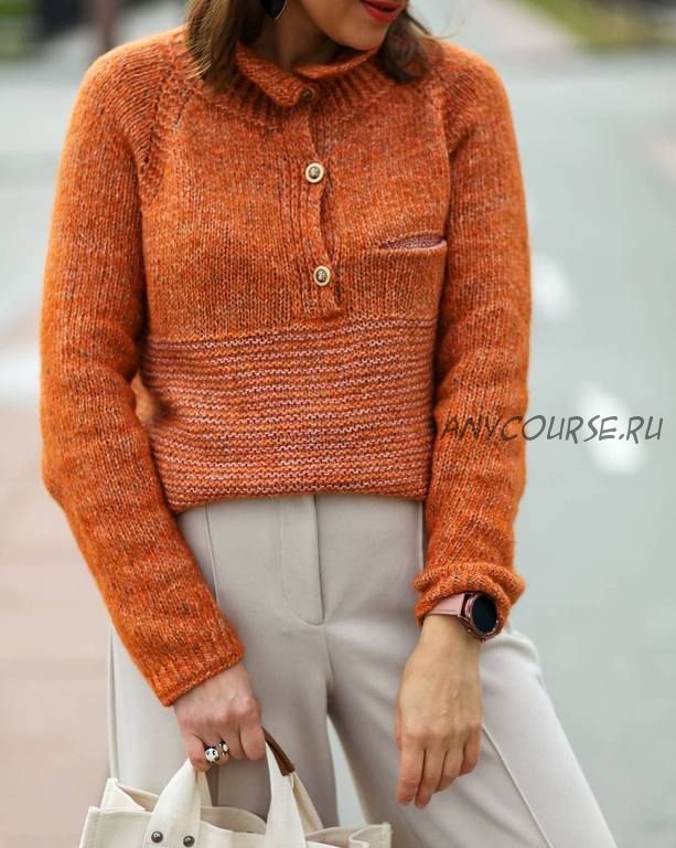 Свитер «sweater_polo_glam» (Евгения Гордеева)