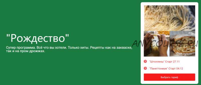 [Pekarko] Рождество. «Штоллены + Панеттониум» (Ольга Кащиц)