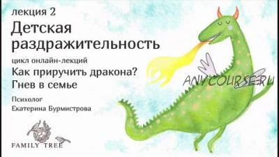 Как приручить дракона? Лекция 2. Детская раздражительность (Екатерина Бурмистрова)