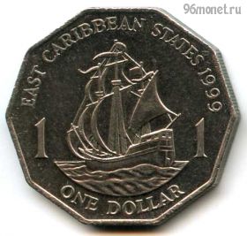 Восточно-Карибские государства 1 доллар 1999