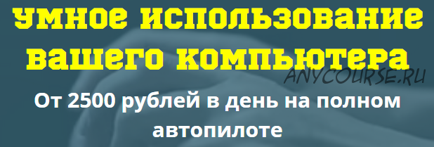 Умное использование вашего компьютера. От 2500 рублей на полном автопилоте (Андрей Смирнов)