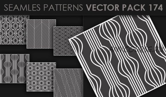 [designious] Seamless Patterns vector pack 174