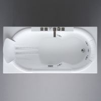 Гидромассажная ванна Jacuzzi J-Sha Mi с массажем шиатцу и подголовником 180x90 схема 7