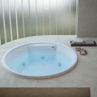 Гидромассажная круглая ванна Jacuzzi Round 150 встраиваемая 150x150 схема 5