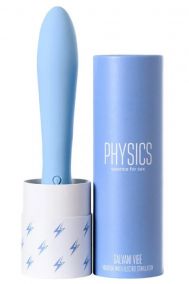 Вибратор с электростимуляцией Physics by Toyfa Galvani Vibe голубой, 15*3,5 см